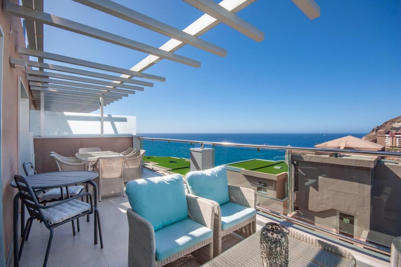 Apartamento Luxury Penthouse, Panoramic Sea View Mogán Exterior foto